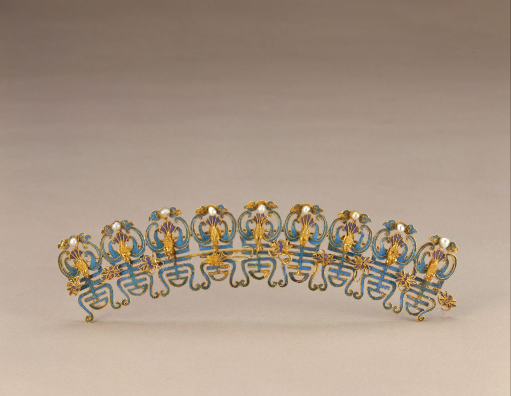 图片[1]-Nine Bats with Gold Beads-China Archive